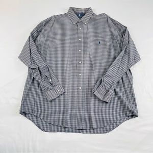 Men's Polo Ralph Lauren  Long Sleeve Dress Shirt BLAIRE Fit Size: XL